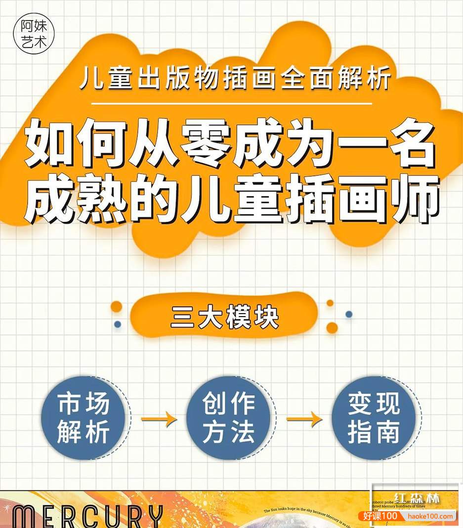阿妹艺术《Cornelia儿童出版物插画系统课》2022年课