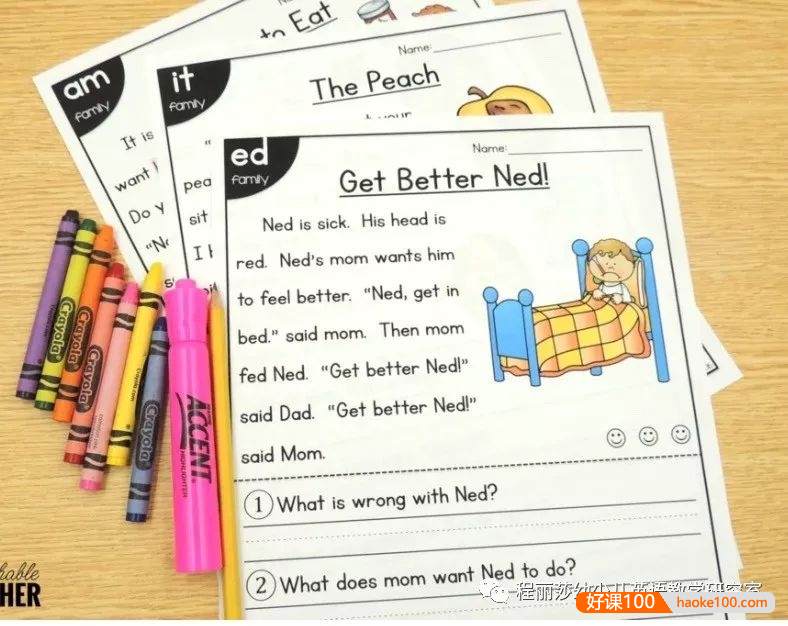 美国小学英语阅读理解《All in One Reading Passages》自然拼读与阅读理解相结合