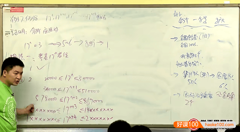 【陈晨数学】陈晨高二数学全国联赛班课程