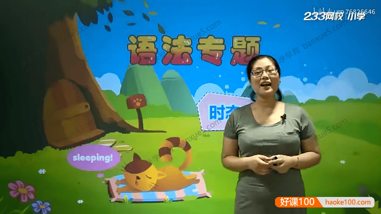 233网校《小学英语基础必备之语法全突破》共25课