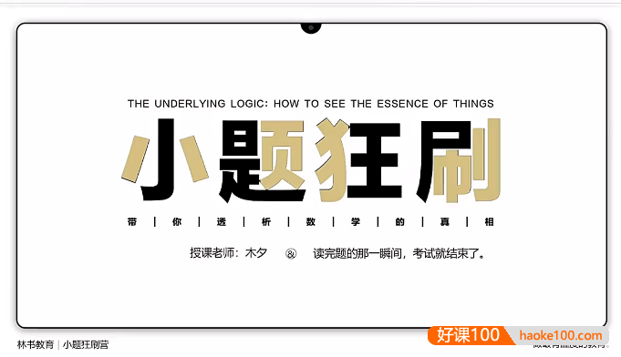 【树成林教育】2024届高三数学 树成林高考数学小题狂飙营