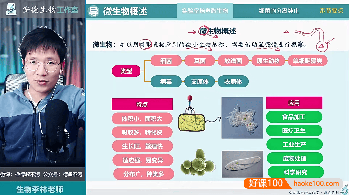 【李林生物】安德高二生物系统课-高二选择性必修3同步视频课程