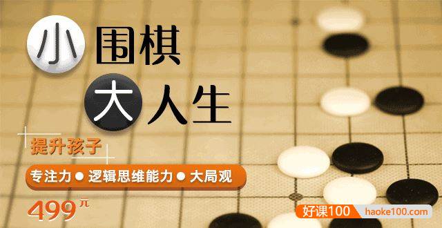 《少儿围棋启蒙课》小围棋大人生,提升孩子专注力