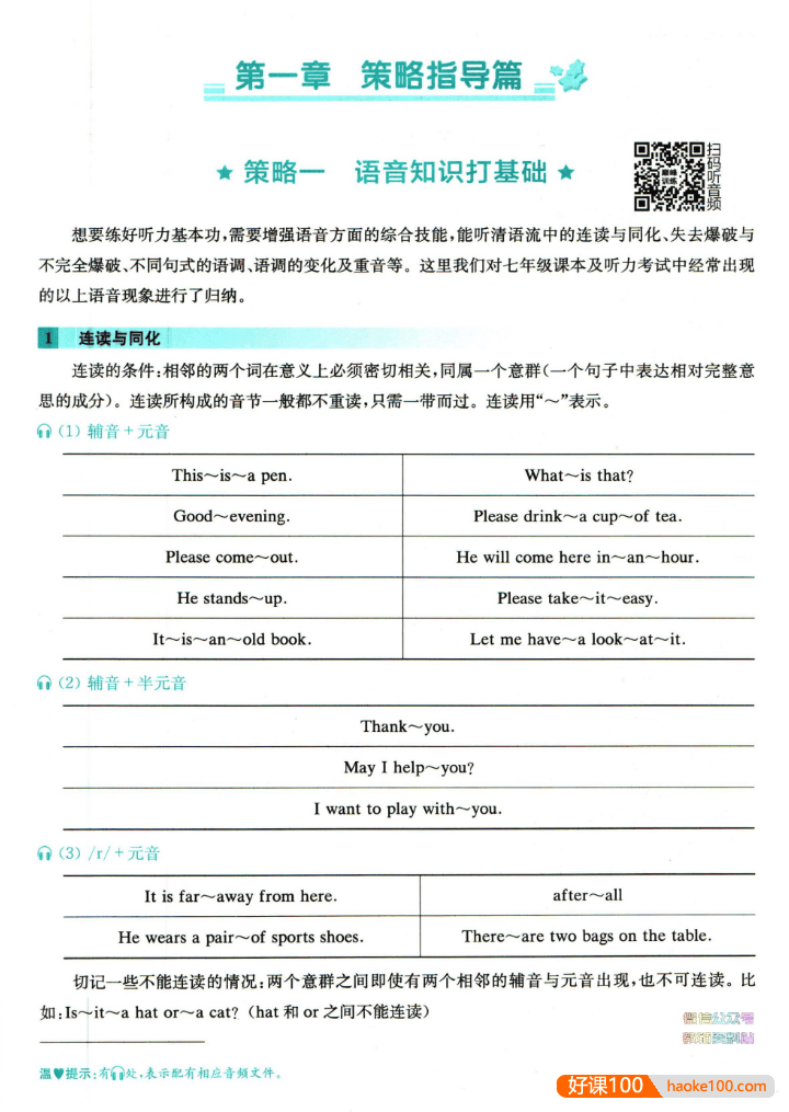 【星火英语巅峰训练】2022最新版初中英语(7-9年级)听力理解pdf文档附答案