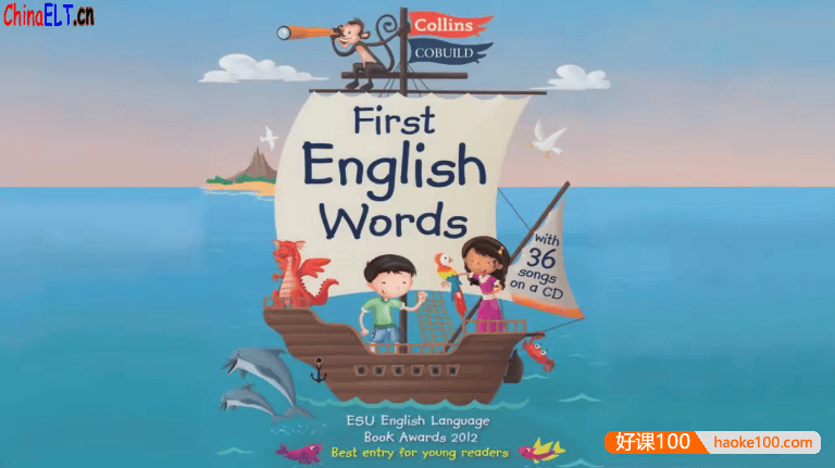 【Chinaelt系列】英语单词First English Words零基础英语启蒙(mp4+PDF电子版教材)