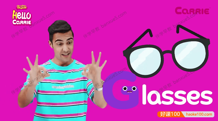 儿童自然拼读动画视频《Hello Carrie》Alphabet A-Z Song+组合音节共50集