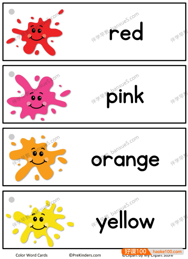 幼儿英语启蒙《英语单词闪卡》共30册PDF