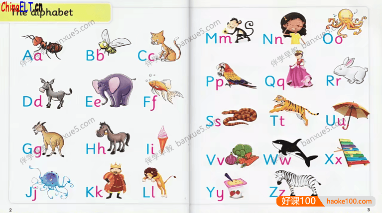 儿童单词和口语课程《尼尔森单词》共113集+3册扫描版PDF