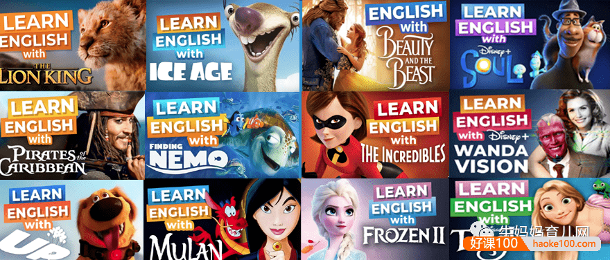 油管超火英语教学资源《通过迪士尼电影学习英语Learn English With Disney Movies》外教精讲36课