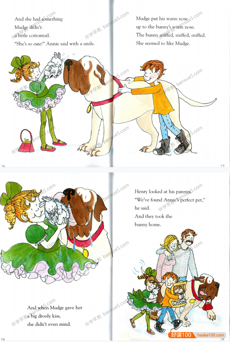 少儿英语绘本《亨利和马奇Henry and Mudge》系列28本PDF电子书+原版音频MP3+对应练习册