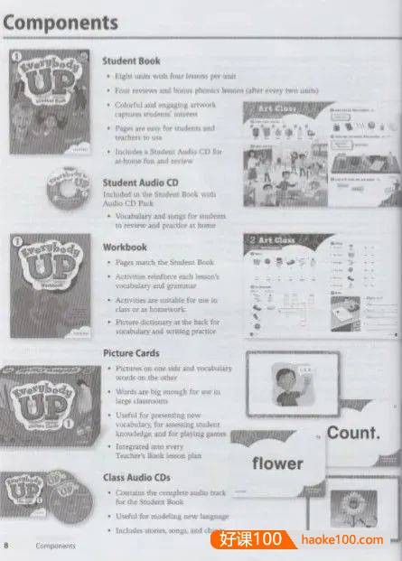 原版教材牛津《Everybody Up》少儿英语0-6级教材全解读视频+音频+PDF文档