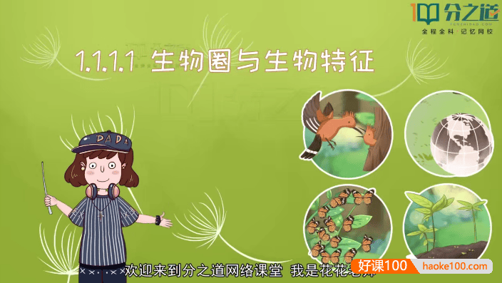 【分之道】北师大版初一生物同步动画课程(七年级上下册)