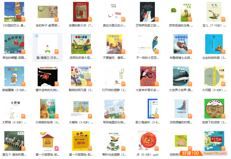 世界各地经典儿童绘本316本大合集(PPT高清绘本)