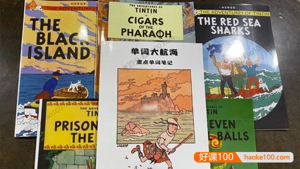 李岑-单词大航海：提早7年背完高考单词,《丁丁历险记》英文绘本精讲