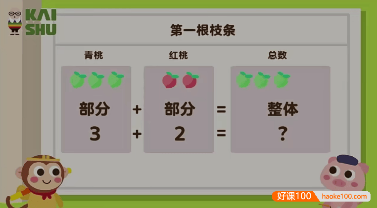 小学一年级数学计算课程,跟着动画轻松搞定加减法