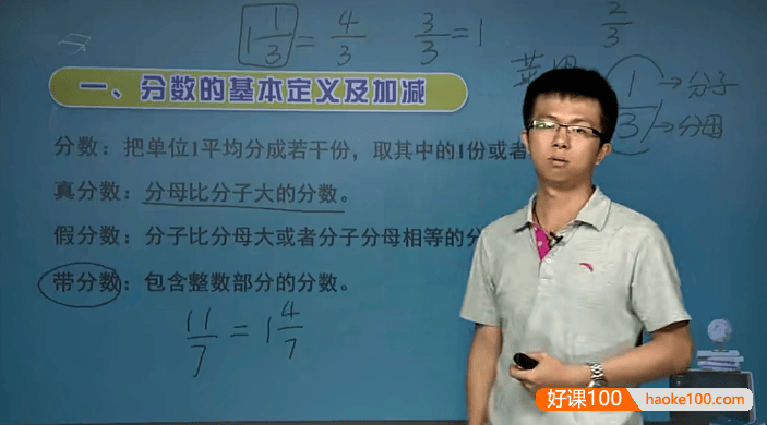 【巨人网校】张永福&王书宁小学五年级数学思维训练暑假班