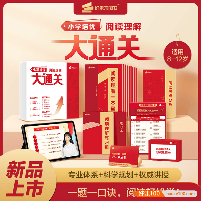 学而思小学语文培优阅读理解大通关(100讲视频+PDF讲义)