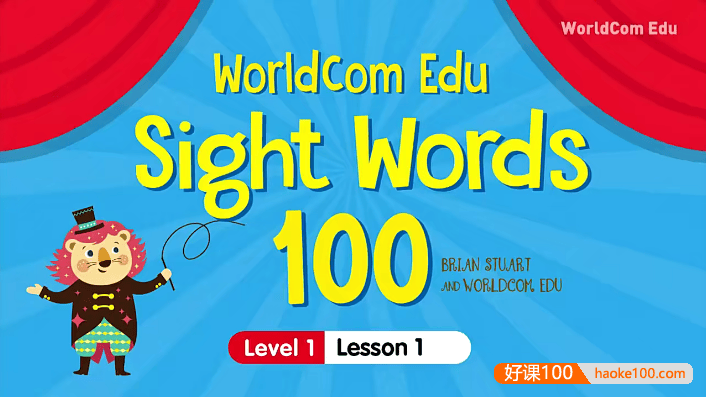 跟Brian Stewart老师学习高频词《Sight Words 100》Level1 – Level 6全套视频课程