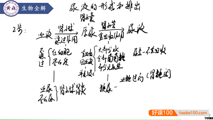 黄森初中生物中考复习全套视频课程