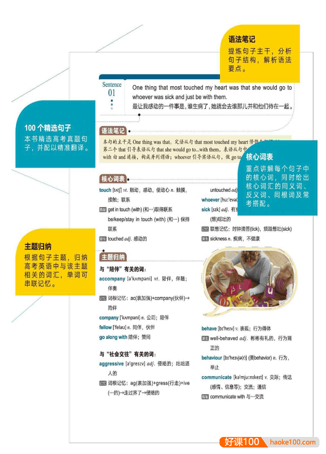 俞敏洪《100个句子记完3500个高考单词》PDF文档+MP3音频