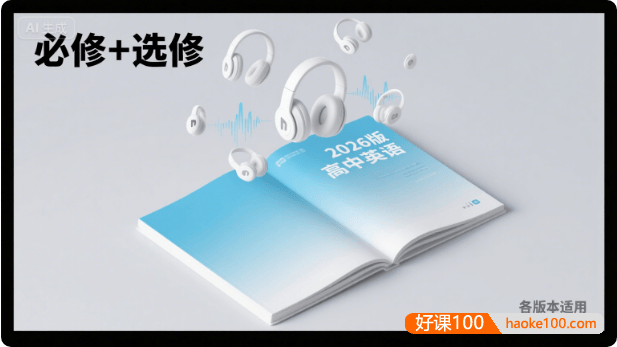 2026版高中英语《各版本MP3听力音频》必修+选修