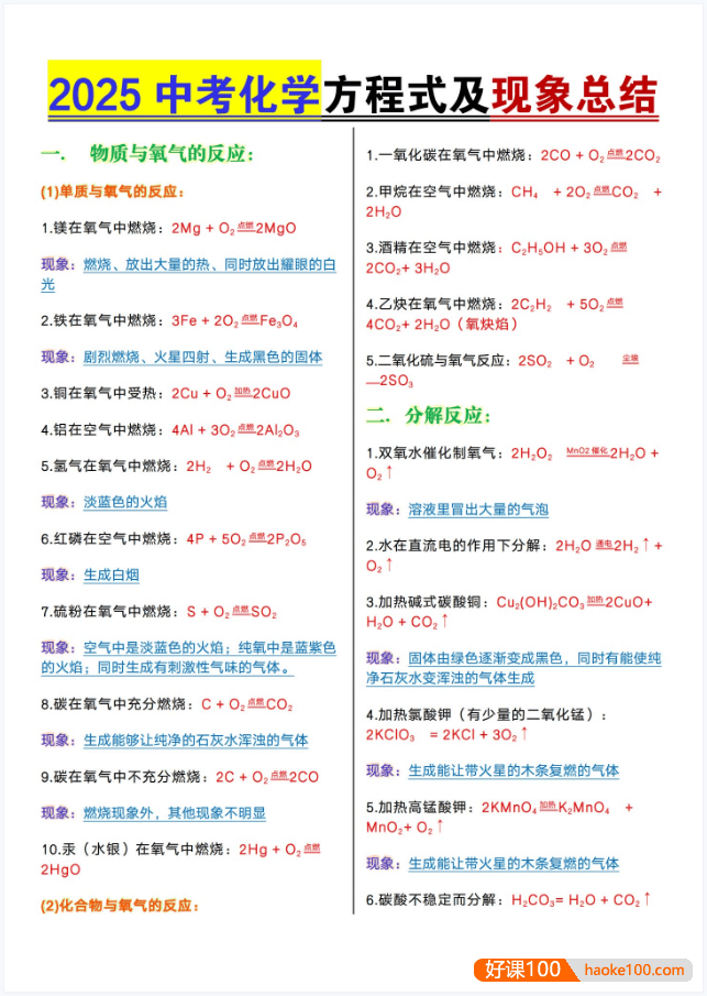 初中九门学科高清无水印资料整理包