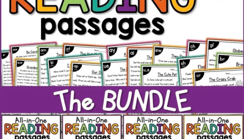 美国小学英语阅读理解《All in One Reading Passages》自然拼读与阅读理解相结合
