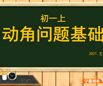 【王若钊数学】初中数学动角问题专题视频课程