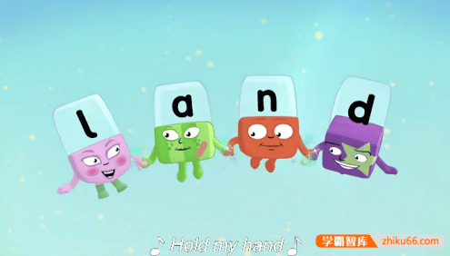 BBC自然拼读动画片《Alphablocks字母积木》第1-6季视频+音频+台词文本+填色图+单词表+教学词卡