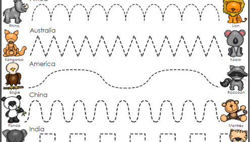 各年龄段控笔训练合集资源(高清图片+PDF),适合1-6岁儿童