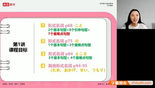 【张文丽日语】2024届高三日语 张文丽高考日语一轮复习暑假班