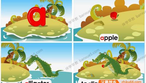 自然拼读动画《PhonicsLand幼儿自然拼读26字母》全26集