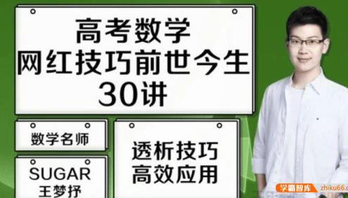【王梦抒数学】2021届高三数学 王梦抒高考数学一轮复习网红技巧前生今世30讲