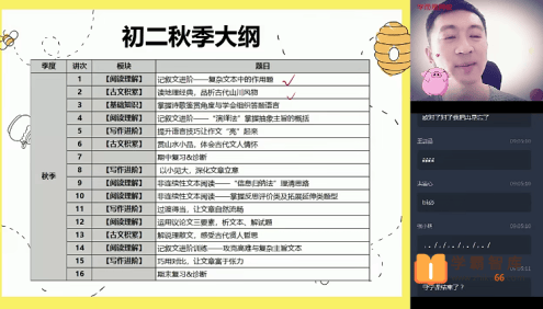 【石雪峰语文】石雪峰初二语文阅读写作班(全国版)-2020年秋季