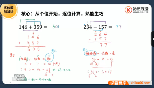 【拾伍课堂】小学二年级数学王者计算营