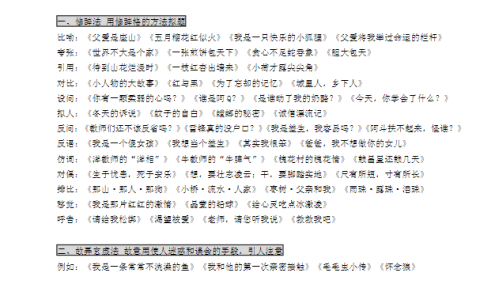 学而思初中语文作文写作方法独家资料word版