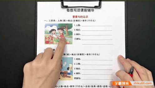 【满分作文课堂】陈心老师2年级看图写话基础篇