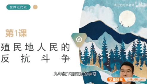 【讲历史的张老师】部编版初中历史九年级下册世界近现代史视频课程+课件