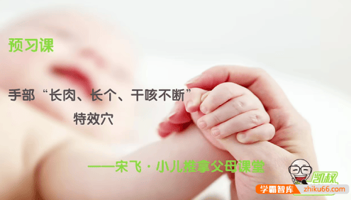 小儿护理课程《宋飞小儿推拿》让宝宝少生病