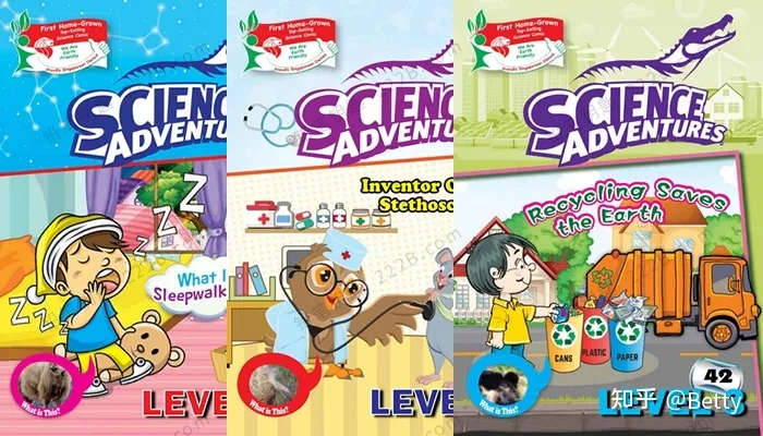 新加坡科学漫画《Science Adventures》Level 1-3全三册PDF电子书,激发孩子的科学兴趣