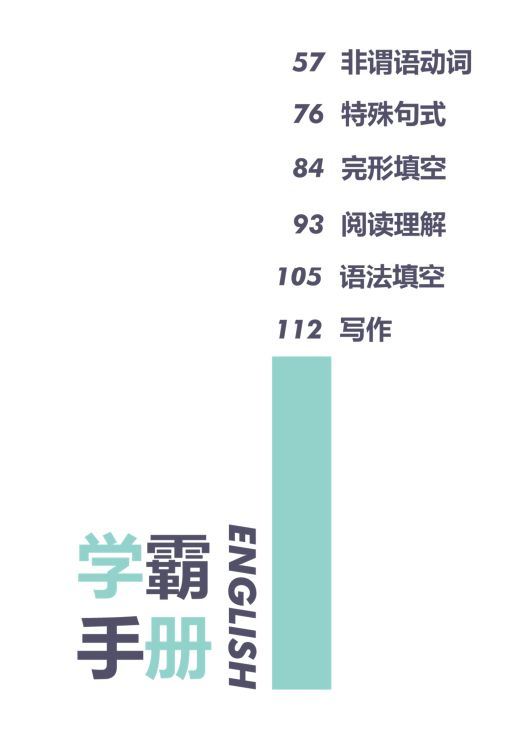 学而思128页英语学霸手册，高考知识点全面总结