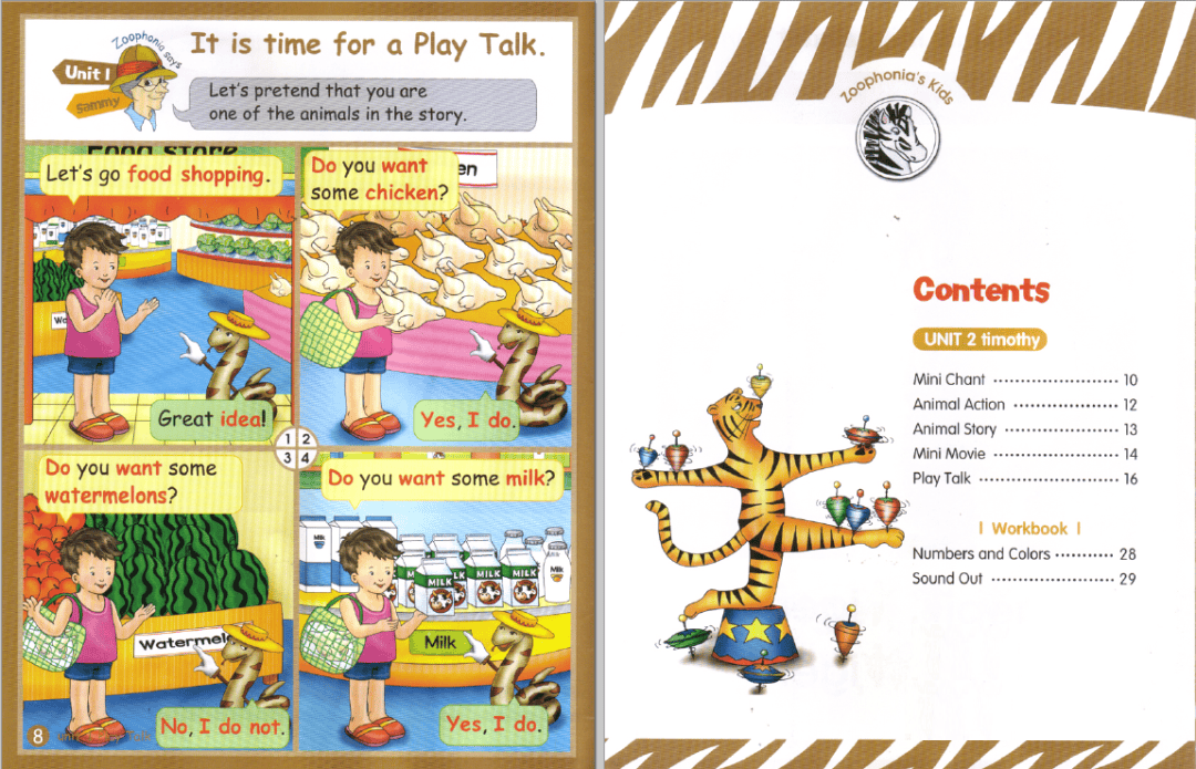 超经典自然拼读入门《Zoophonia’s Kids》（7册PDF+5册音频+拼读卡片）