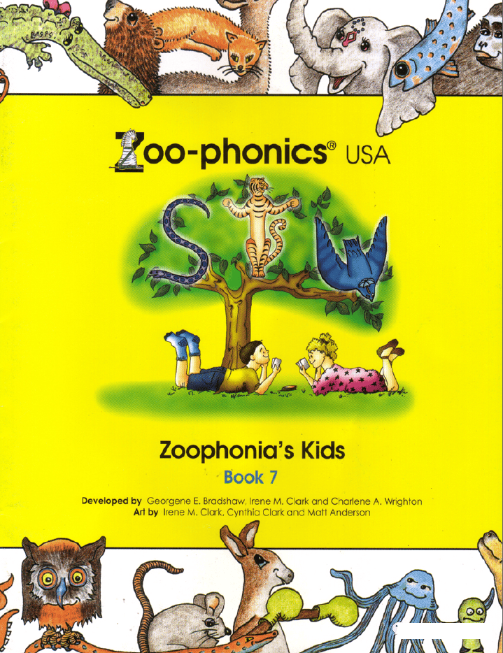 超经典自然拼读入门《Zoophonia’s Kids》（7册PDF+5册音频+拼读卡片）