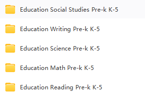Education 电子书2-11岁共7阶段 460套（PDF）