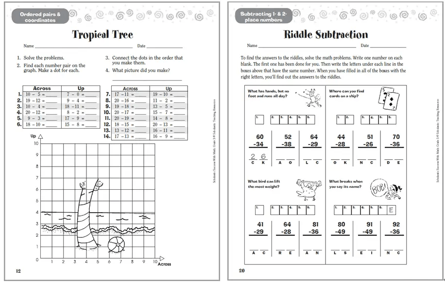 Scholastic Success with Math《学乐必赢数学练习册》1-5年级