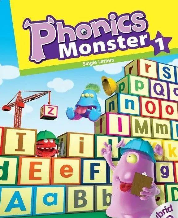 自然拼读 Phonics Monster全套资源，短期攻破自然拼读（1-4册 PDF+MP3+PPT+练习册等）