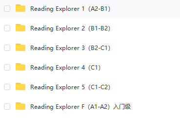 国家地理《Reading Explorer》第三版全套6个等级（视频+音频+PDF）