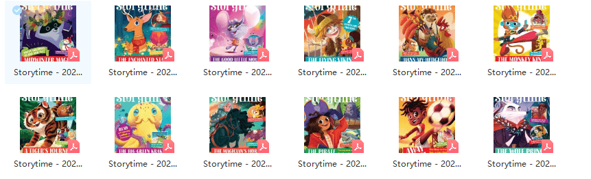 儿童杂志天花板,英国顶尖《StoryTime》2021全年刊（PDF）