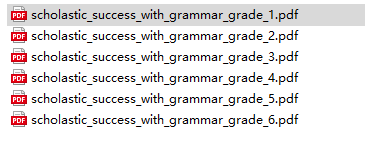 Success With Grammar 英文原版练习册G1-G6(PDF)