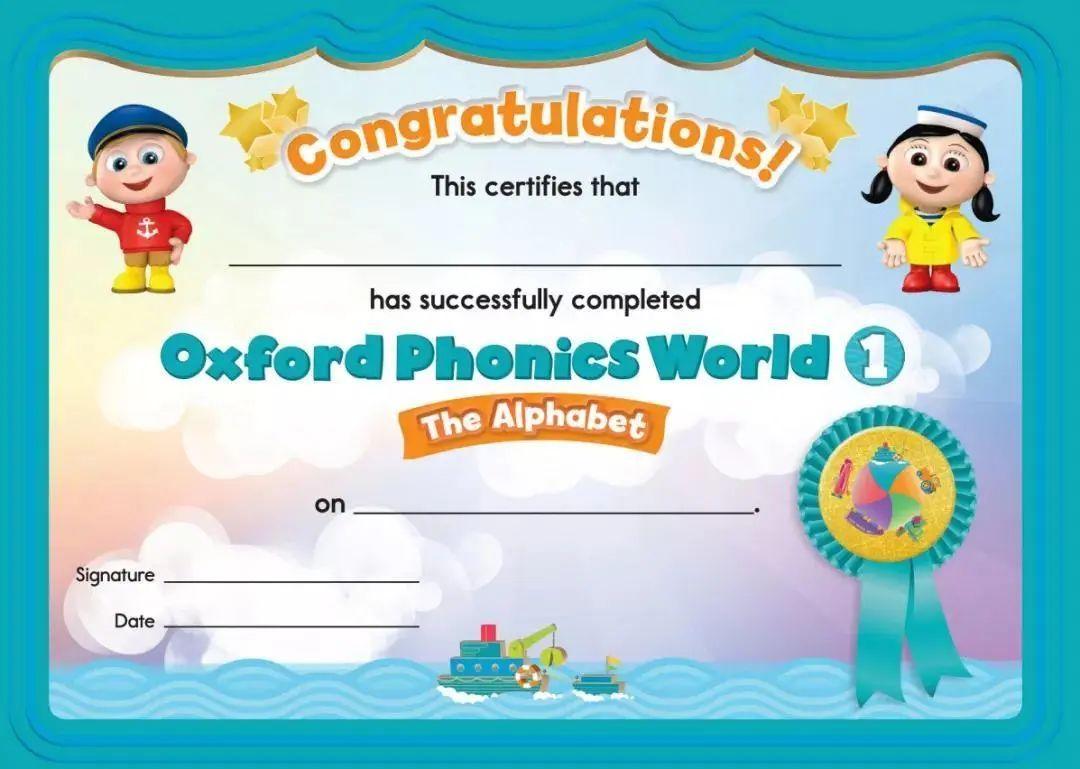 牛津自然拼读世界Oxford Phonics World电子白板+闪卡+PDF音频游戏（1-5册全套）